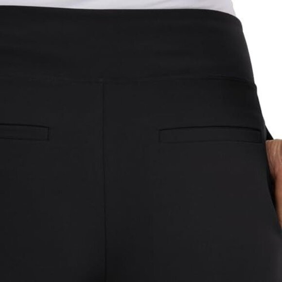 KIRKLAND Women Medium 4-Way Stretch Pull-on Elastic Waist Ankle Pants 27" Inseam - Picture 7 of 7